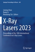 Cover: X-Ray Lasers 2023 - Springer