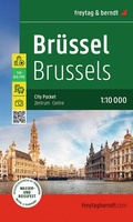 Cover: freytag & berndt Innenstadtplan Br&uuml;ssel 1:10.000 - freytag & berndt