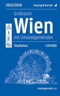 Abbildung von: Wien Großraum, Städteatlas 1:20.000, 2025/2026, freytag & berndt - Freytag-Berndt und ARTARIA