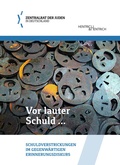 Cover: Vor lauter Schuld . - Hentrich und Hentrich Verlag Berlin