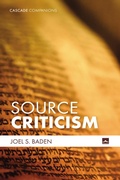 Cover: Source Criticism - Wipf and Stock Publishers