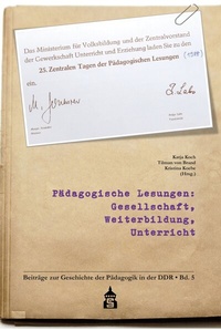 Abbildung von: Pädagogische Lesungen - Schneider bei wbv