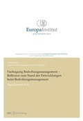 Cover: Fachtagung Bedrohungsmanagement - Reflexion zum Stand der Entwicklungen beim Bedrohungsmanagement - buch & netz