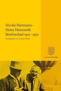 Abbildung von: Nicolai Hartmann - Heinz Heimsoeth. Briefwechsel 1921-1950 - fibre