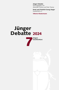 Enlarge image Cover: Jünger Debatte - Vittorio Klostermann Verlag