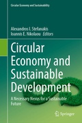 Cover: Circular Economy and Sustainable Development - Springer