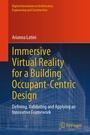 Cover: Immersive Virtual Reality for a Building Occupant-Centric Design - Springer