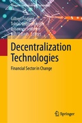 Cover: Decentralization Technologies - Springer