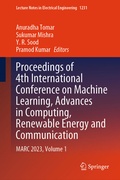 Cover: Proceedings of 4th International Conference on Machine Learning, Advances in Computing, Renewable Energy and Communication - Springer