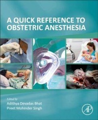 Enlarge image Cover: A Quick Reference to Obstetric Anesthesia - Academic Press