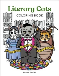 Enlarge image Cover: Literary Cats Coloring Book - RP Studio