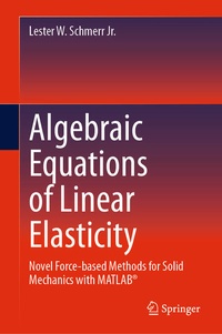 Abbildung von: Algebraic Equations of Linear Elasticity - Springer