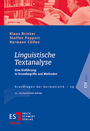Cover: Linguistische Textanalyse - Erich Schmidt Verlag