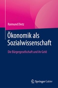 Cover: &Ouml;konomik als Sozialwissenschaft - Springer Gabler