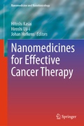 Cover: Nanomedicines for Effective Cancer Therapy - Springer
