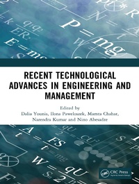 Enlarge image Cover: Recent Technological Advances in Engineering and Management - CRC Press