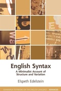 Cover: English Syntax - Edinburgh University Press