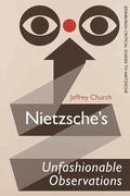 Cover: Nietzsche's Unfashionable Observations - Edinburgh University Press