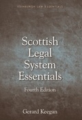 Cover: Scottish Legal System Essentials - Edinburgh University Press