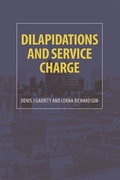 Cover: Dilapidations and Service Charge - Edinburgh University Press