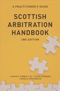 Cover: Scottish Arbitration Handbook - Edinburgh University Press