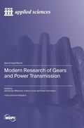 Cover: Modern Research of Gears and Power Transmission - MDPI AG