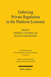 Abbildung von: Enforcing Private Regulation in the Platform Economy - Mohr Siebeck