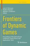 Cover: Frontiers of Dynamic Games - Birkh&auml;user