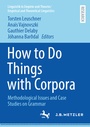 Cover: How to Do Things with Corpora - J.B. Metzler