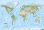 Bild: Weltkarte XXL, physisch, 1:15.000.000, Markiertafel , freytag & berndt - KOMPASS freytag und berndt