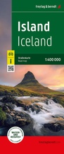 Abbildung von: Island, Straßenkarte 1:400.000, freytag & berndt, Softcover - Freytag-Berndt und ARTARIA