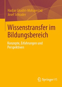 Abbildung von: Wissenstransfer im Bildungsbereich - Springer VS