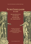 Cover: Schl&uuml;sseljahr 1122 - Geschichtsverein f&uuml;r K&auml;rnten