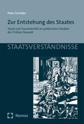 Cover: Zur Entstehung des Staates - Nomos