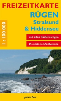 Abbildung von: Freizeitkarte Rügen - grünes herz