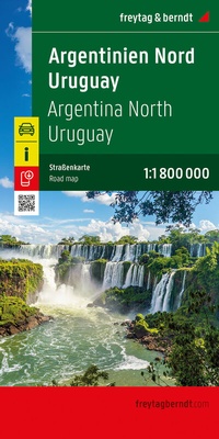 Abbildung von: Argentinien Nord - Uruguay, Straßenkarte 1:1.800.000, freytag & berndt - Freytag-Berndt und ARTARIA