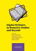 Cover: Digital Stylistics in Romance Studies and Beyond - Heidelberg University Publishing