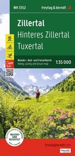 Cover: freytag & berndt Wanderkarte WK 5152 Zillertal, Hinteres Zillertal, Tuxertal 1:35.000 - freytag & berndt