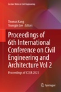 Cover: Proceedings of 6th International Conference on Civil Engineering and Architecture, Vol. 2 - Springer