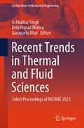 Cover: Recent Trends in Thermal and Fluid Sciences - Springer