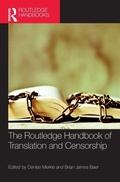Cover: The Routledge Handbook of Translation and Censorship - Routledge