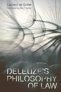 Cover: Deleuze's Philosophy of Law - Edinburgh University Press