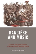Cover: Ranciere and Music - Edinburgh University Press