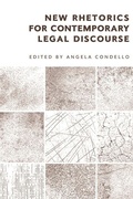 Cover: New Rhetorics for Contemporary Legal Discourse - Edinburgh University Press