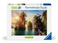 Cover: Erwachsenenpuzzle 1000 Teile - Drei Felsen in Cheow, Thailand - Ravensburger