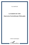 Cover: La passion du vide - Editions L'Harmattan