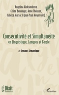 Cover: Cons&eacute;cutivit&eacute; et Simultan&eacute;it&eacute; - Editions L'Harmattan