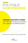 Cover: L'Europe à géométrie variable - Editions L'Harmattan
