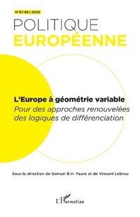 Enlarge image Cover: L'Europe à géométrie variable - Editions L'Harmattan