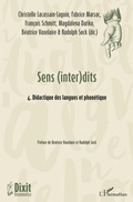 Cover: Sens (inter)dits - Editions L'Harmattan